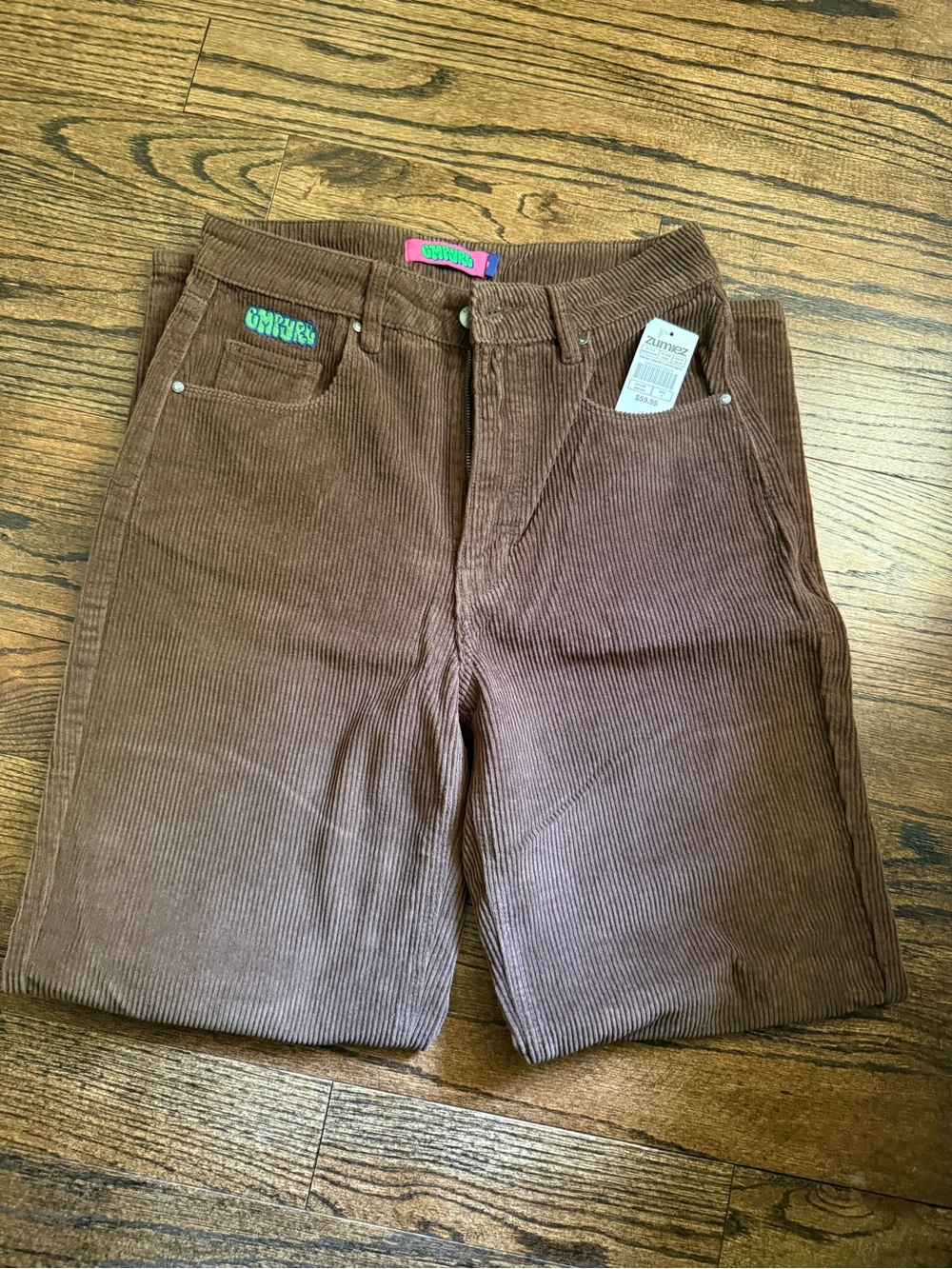 Zumiez Brown Corduroy Womenโs Pants